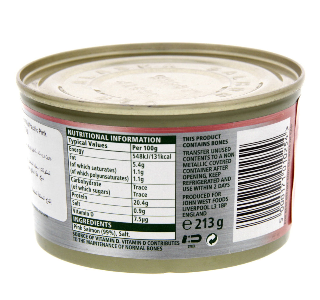 John West Wild Pacific Pink Salmon 213 g
