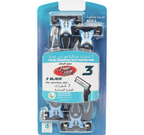 Home Mate Disposable Razor 3-Blades WL-SB4393L 4 pcs
