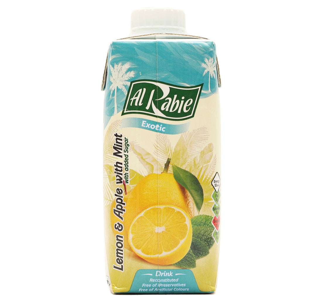 Al Rabie Lemon & Apple with Mint Juice 6 x 250 ml