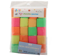 Win Plus Neon Crepe Paper Round EX311 20pcs