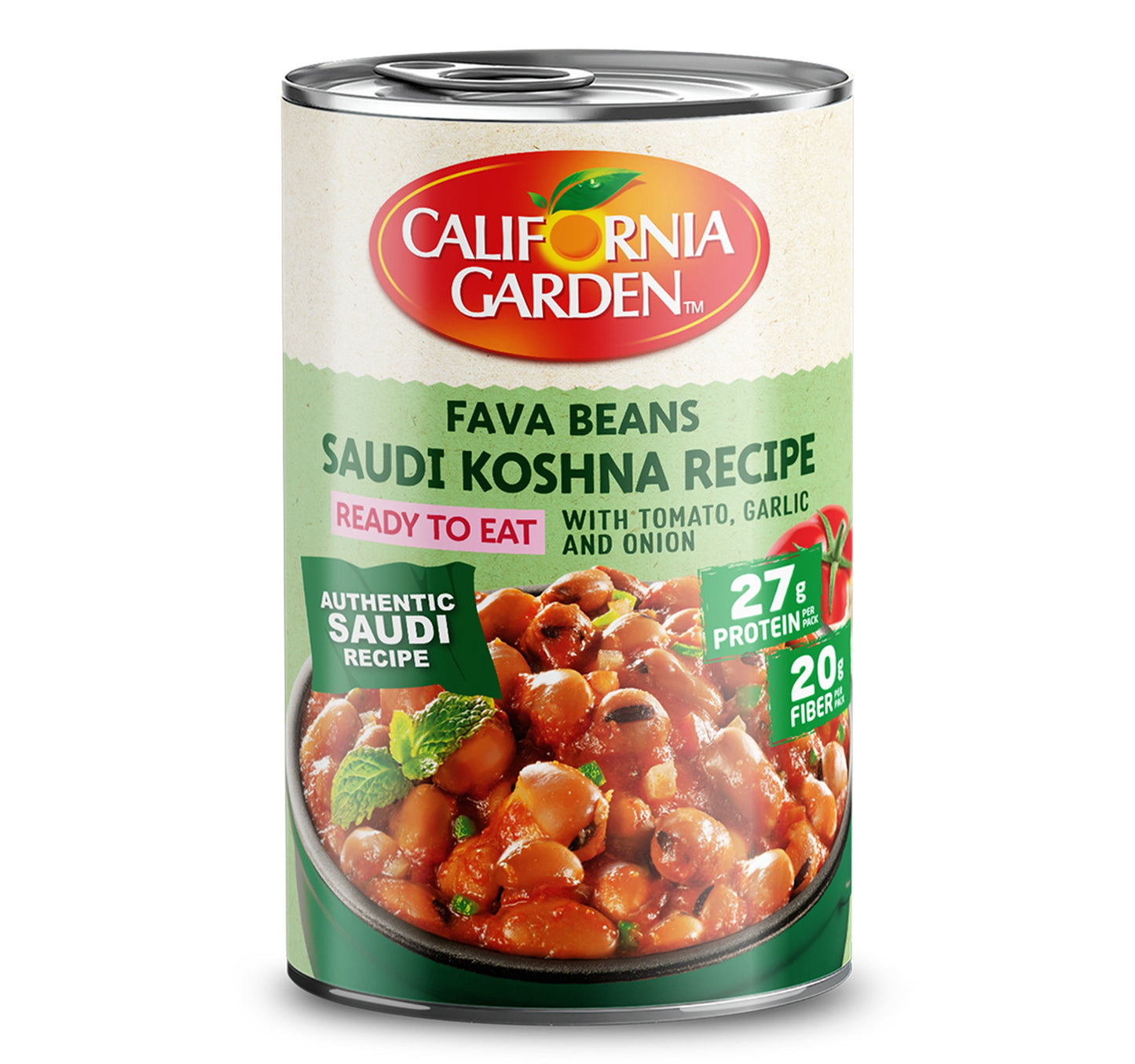 California Garden Fava Beans Saudi Koshna Recipe 450 g 3+1