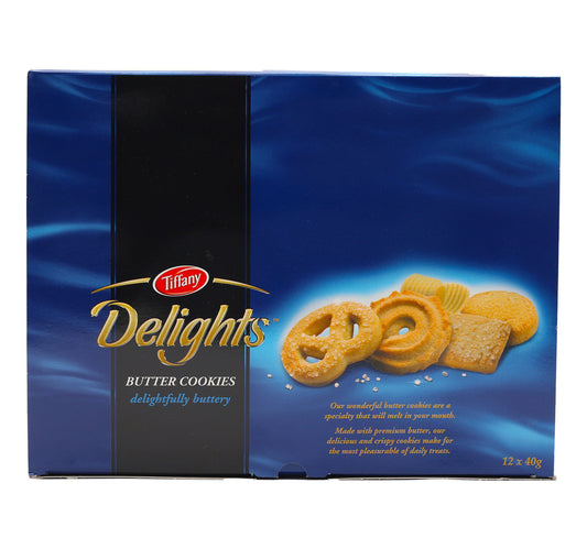 Tiffany Butter Cookies Delights Value Pack 12 x 40 g