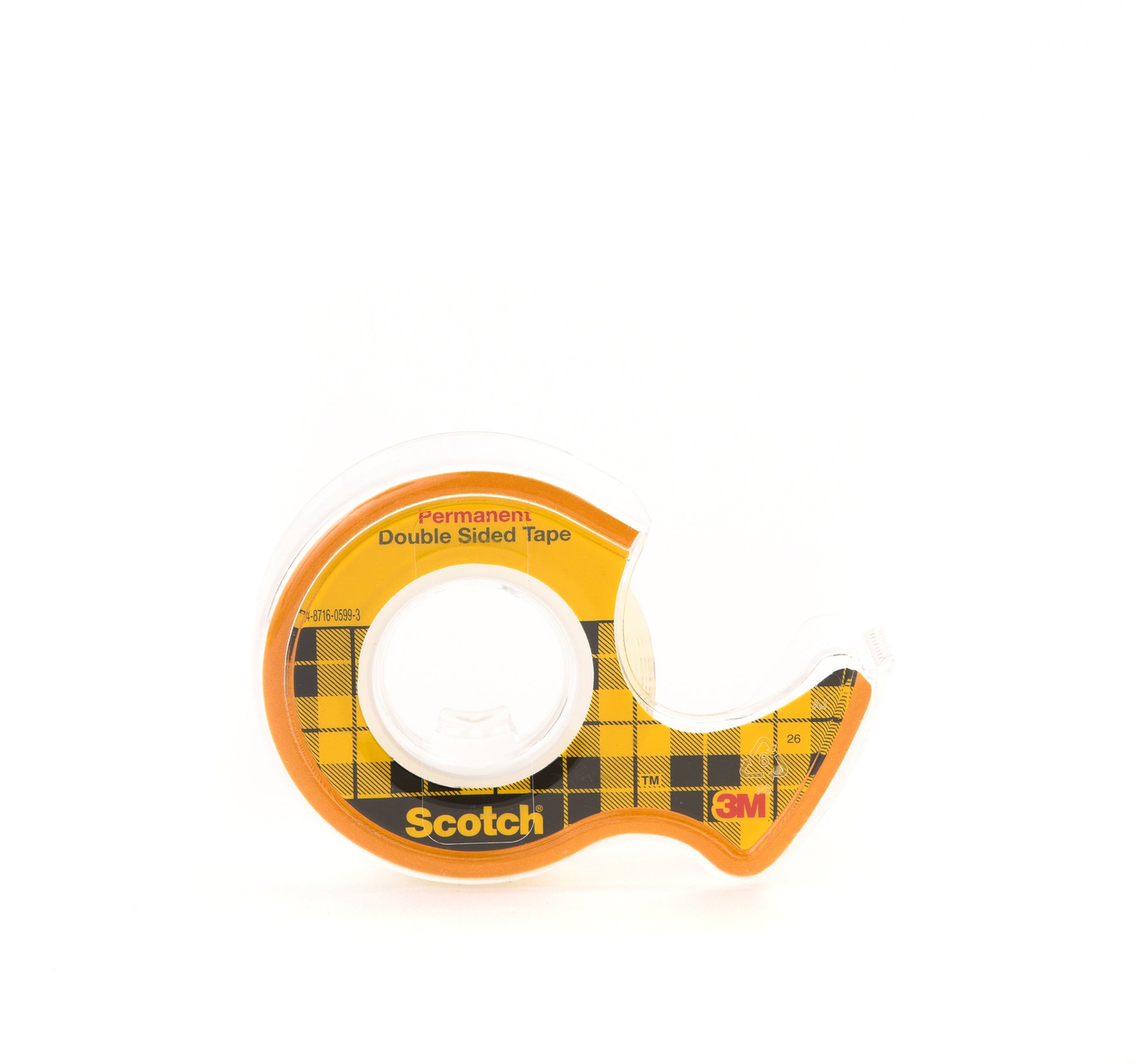 3M Scotch Double Sided Tape with Plastic Dispenser 1/2inch x 250inch 1Pc