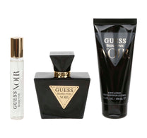 Guess Seductive Noir Set For Women, 75ml Eau De Toilette, 100ml Body Lotion, 15ml MINIWith Pouch