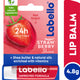 Labello Lip Balm Strawberry Shine 24H Melt-In Moisture with Shea Butter and Natural Oils 4.8 g