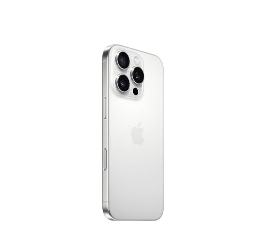 Apple iPhone 16 Pro 5G Smartphone, 256 GB Storage, White Titanium