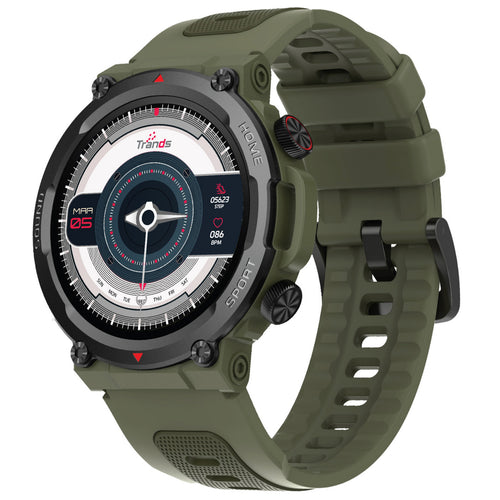 Trands Smartwatch, 1.43 inches AMOLED Display, Black, TR-SW70 Lulu Hypermarket