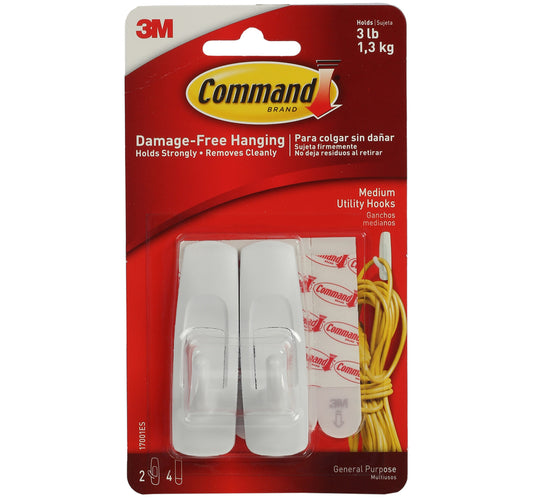 3M Medium Hooks 17001