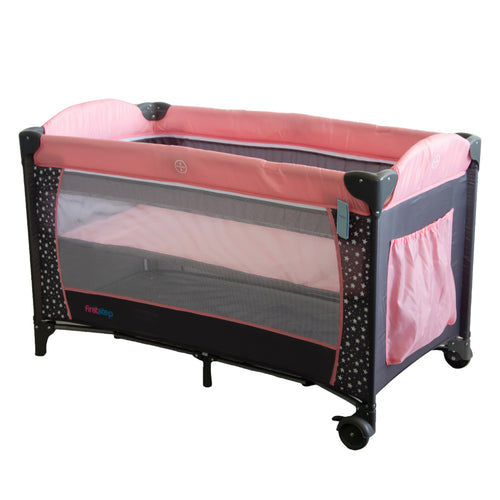First Step Baby Play Pen, Pink, P9020-7