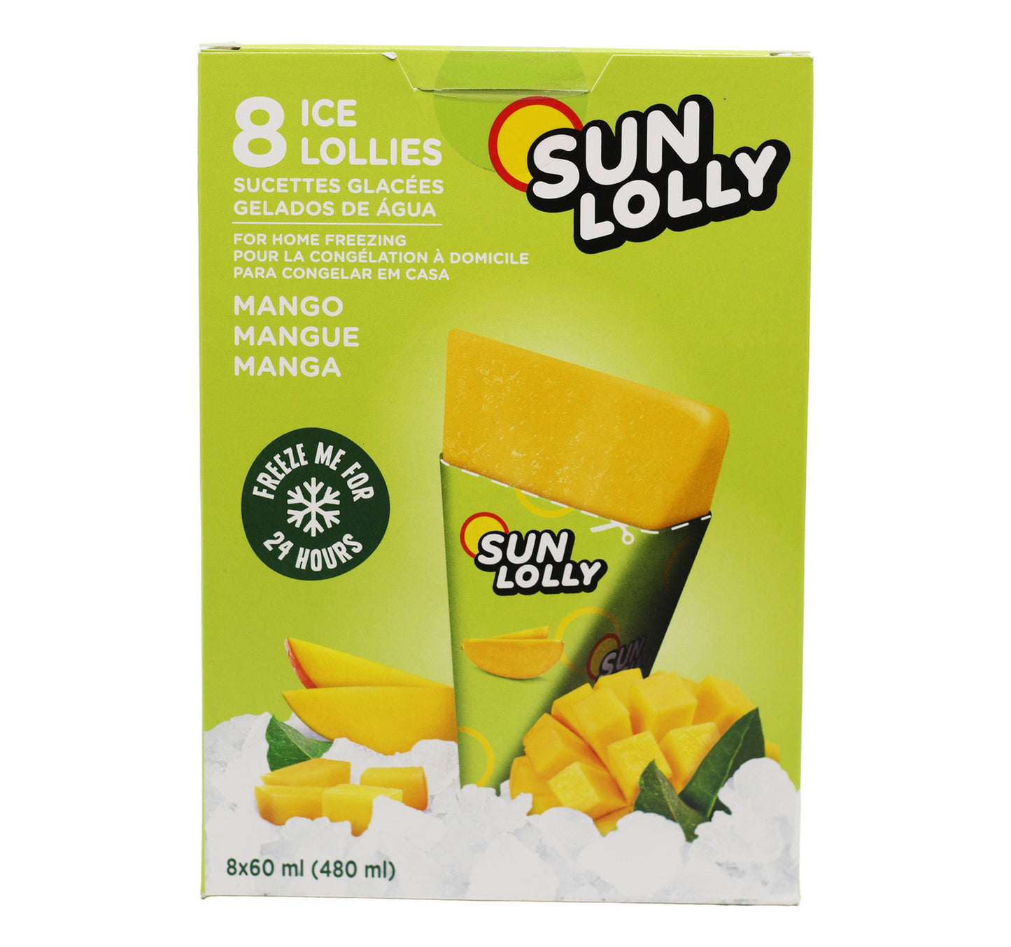 Sun Lolly Ice Lollies Mango 480 ml