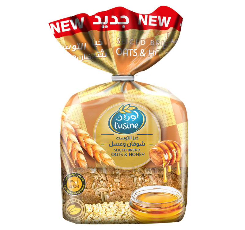 Lusine Oats & Honey Sliced Bread 300 g