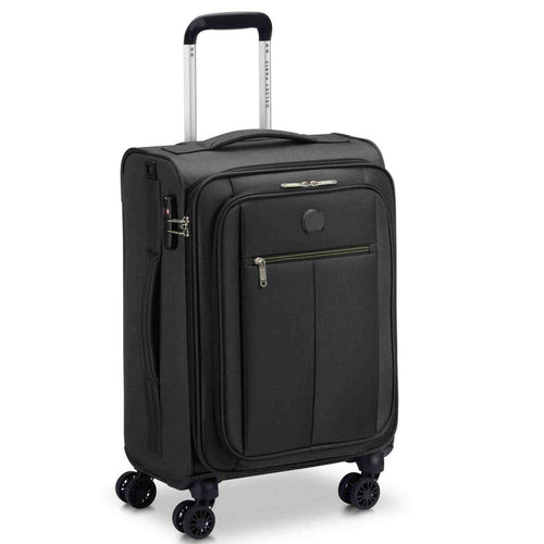 Delsey Pin Up 6 Soft Trolley, 4 Double Wheels, 55 cm, Black, 3430801