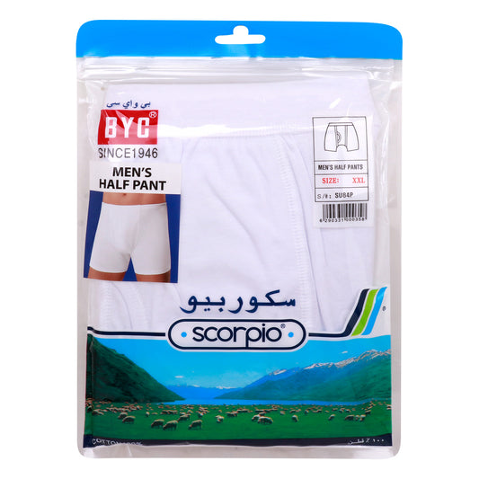 Scorpio Cotton Men's Half Pant, 2XL, SU-84