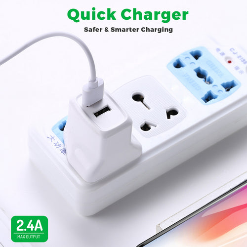 Iends Dual Usb Travel Charger /2in1 Cable