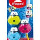 Maped Croc Sharpner, 3 Pcs, Multicolor, MD017719
