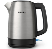 Philips Spring Lid Metal Kettle, 1.7 L, Stainless Steel, HD9350/92