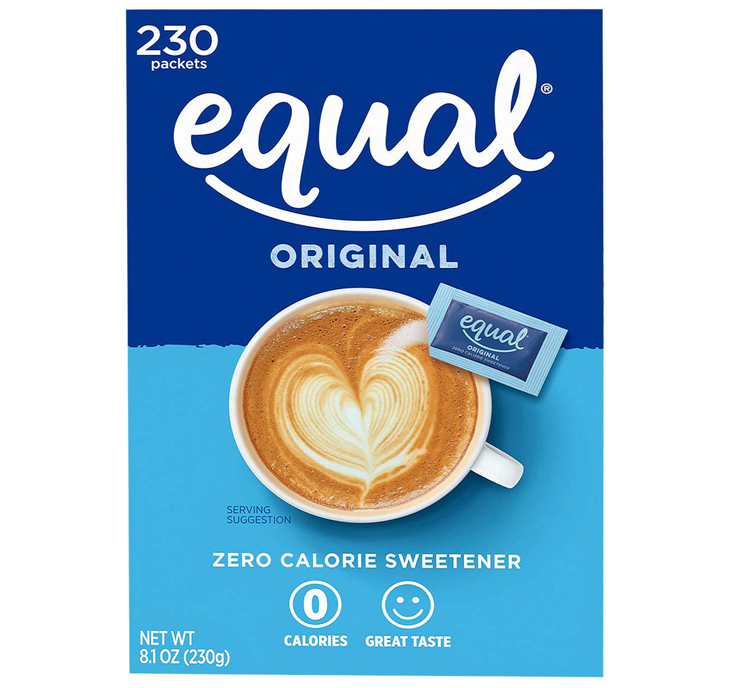 مُحلي أصلي خالي من السعرات الحرارية، 230 قطعة