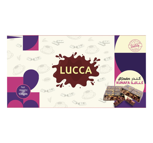 Lucca Kinder Kunafa Chocolate Bar 135 g