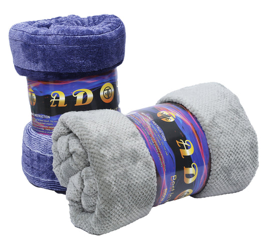 Adora Mink Blanket 200 x 220cm Assorted