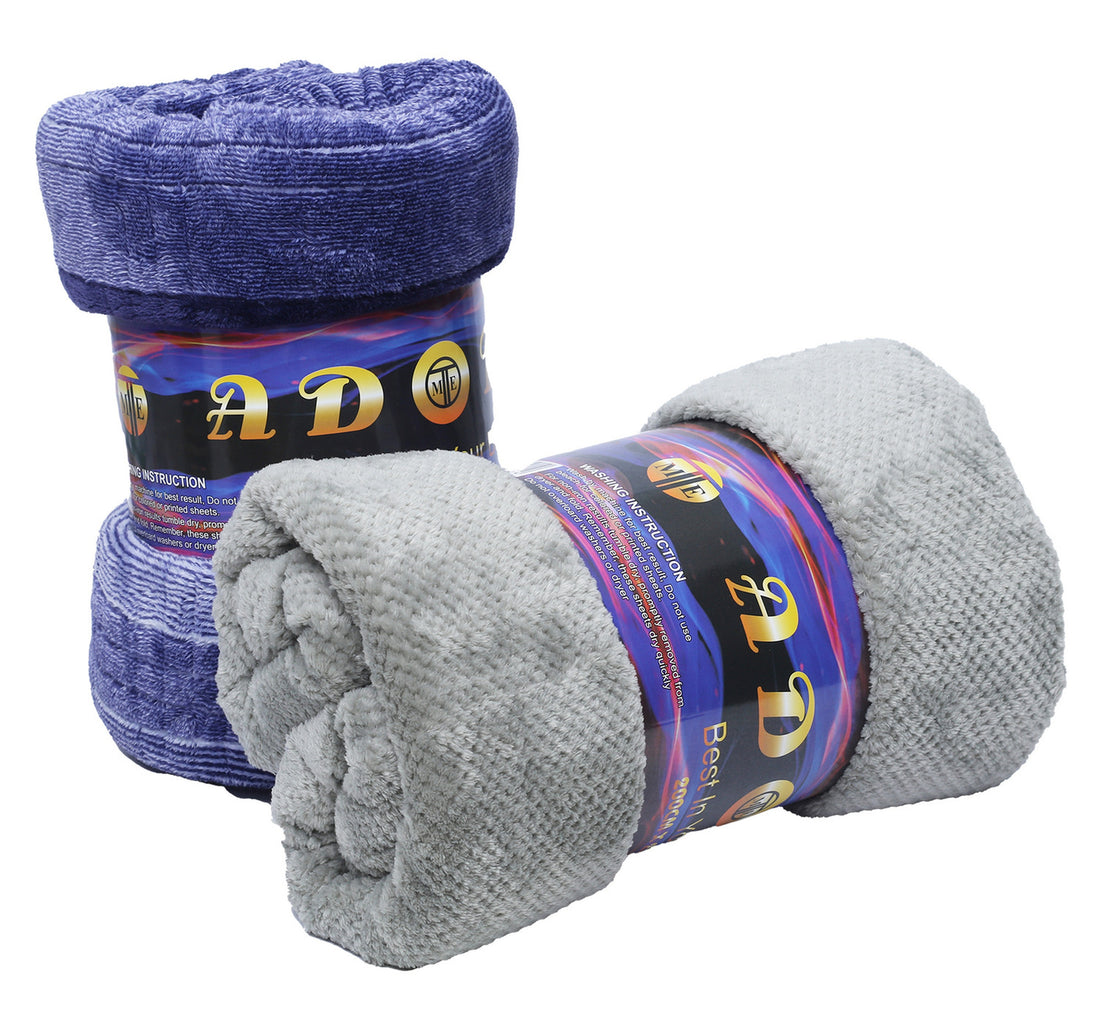 Adora Mink Blanket 200 x 220cm Assorted