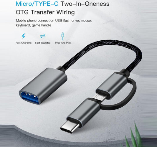 Trands 2 in 1 USB 3.0 Adapter OTG Cable CA344
