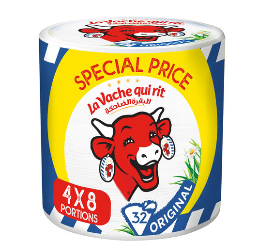 La Vache qui rit Original Spreadable Cheese Triangles 4 x 8 Portions 480 g