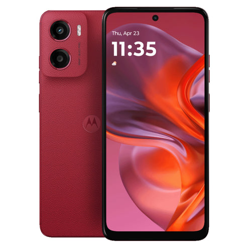Motorola G05 4G Smartphone, 4 GB RAM, 256 GB Storage, Plum Red Lulu Hypermarket