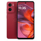 Motorola G05 4G Smartphone, 4 GB RAM, 256 GB Storage, Plum Red