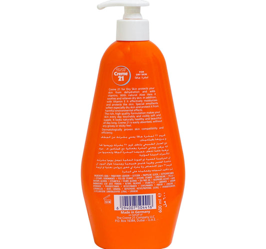 Creme 21 Body Lotion Dry Skin 600 ml