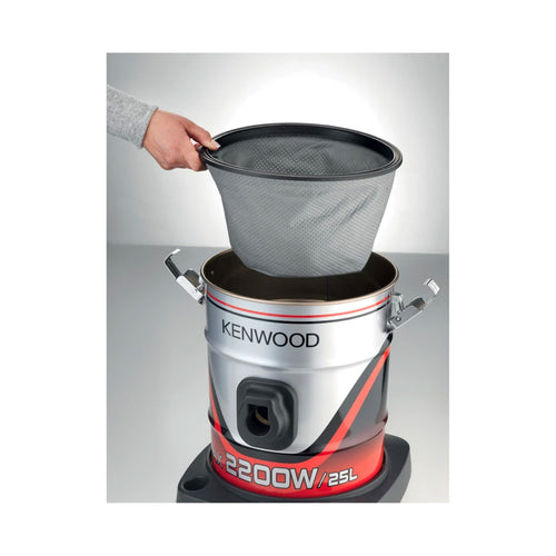 Kenwood Drum Vacuum Cleaner,2200W, 25LTR - VDM60.000BR