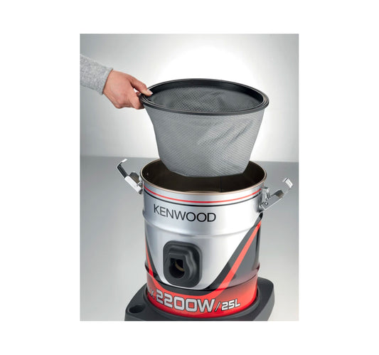 Kenwood Drum Vacuum Cleaner,2200W, 25LTR - VDM60.000BR