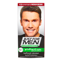 Just For Men Shampoo-In Hair Color Medium Brown 1 pkt