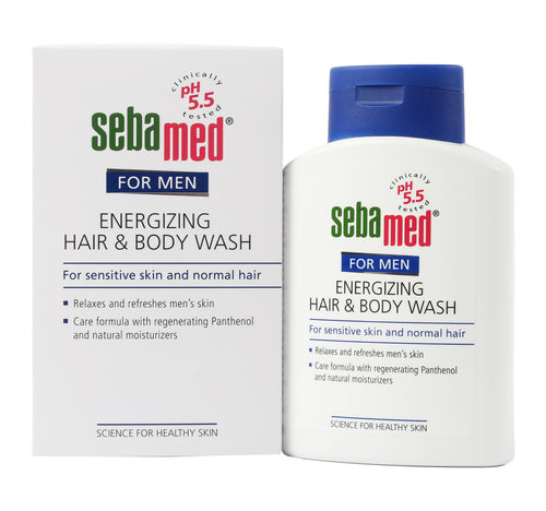 Sebamed Energizing Hair & Body Wash For Men 200 ml