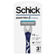 Schick Quattro Titanium 4 Men's Razor 3 pcs