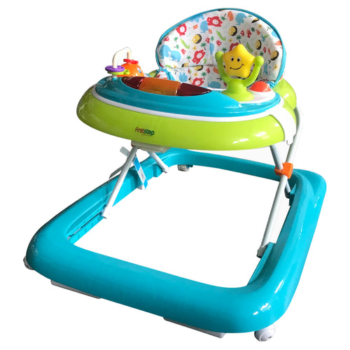 First Step Baby Walker, Blue+ Green, 861-E