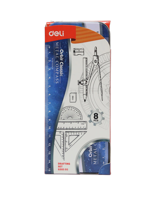 Deli Orbit Geomtry Set G30505 8Pcs