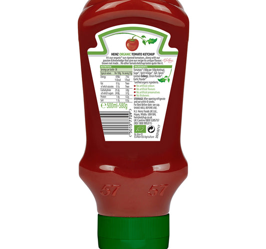 Heinz Organic Tomato Ketchup 580 g