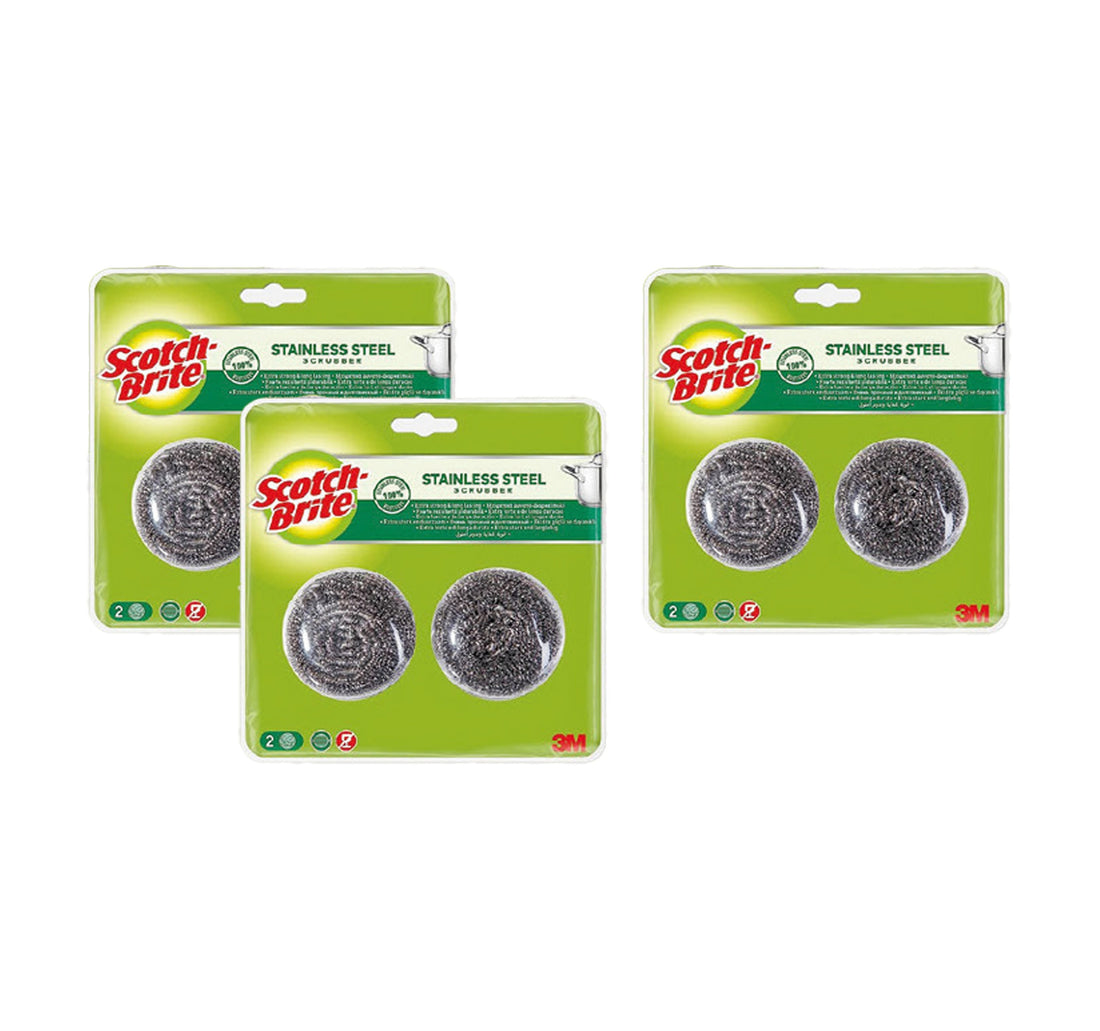 Scotch Brite Stainless Steel Spiral 2 pcs 2+1