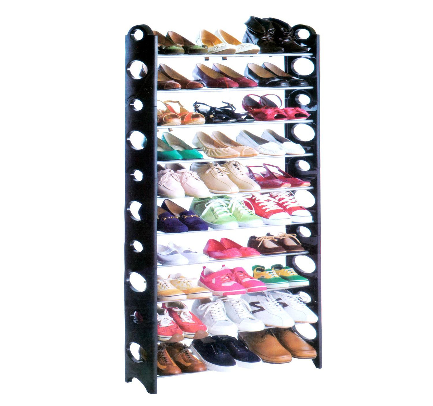 Maple Leaf Home 10 Layer Shoe Rack, KT2729-10