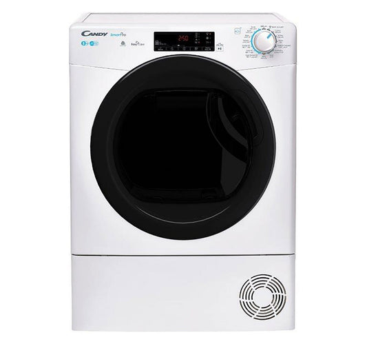 Candy Front Load Condenser Dryer, 8 kg,White, CSOEC8TBE-19