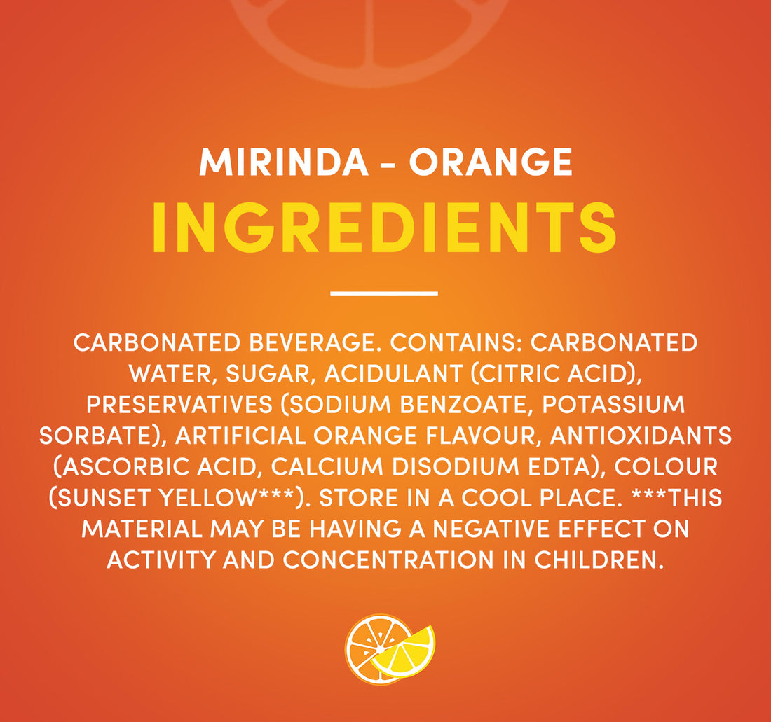 Mirinda Orange Carbonated Soft Drink Can 30 x 150 ml