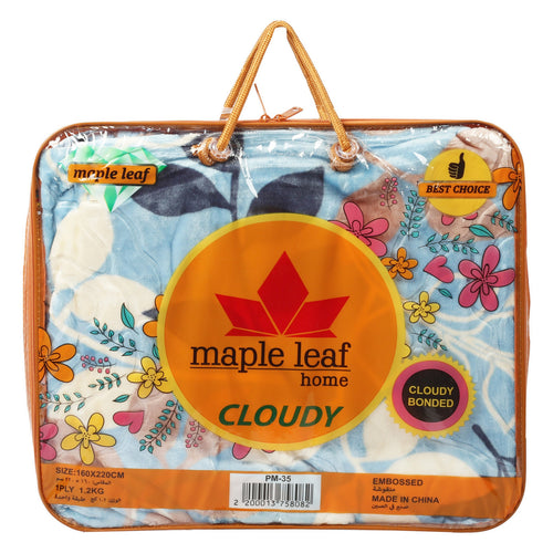 Maple Leaf Home Cloudy Blanket 160 x 220cm 1.2kg