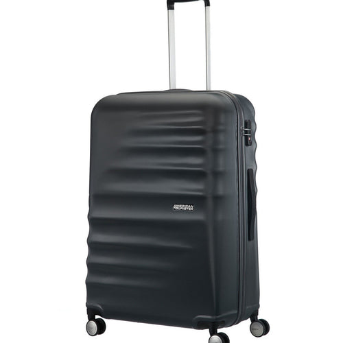 American Tourister Preston 4 Wheels Hard Trolley, 77 cm, Black
