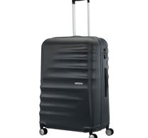 American Tourister Preston 4 Wheels Hard Trolley, 77 cm, Black