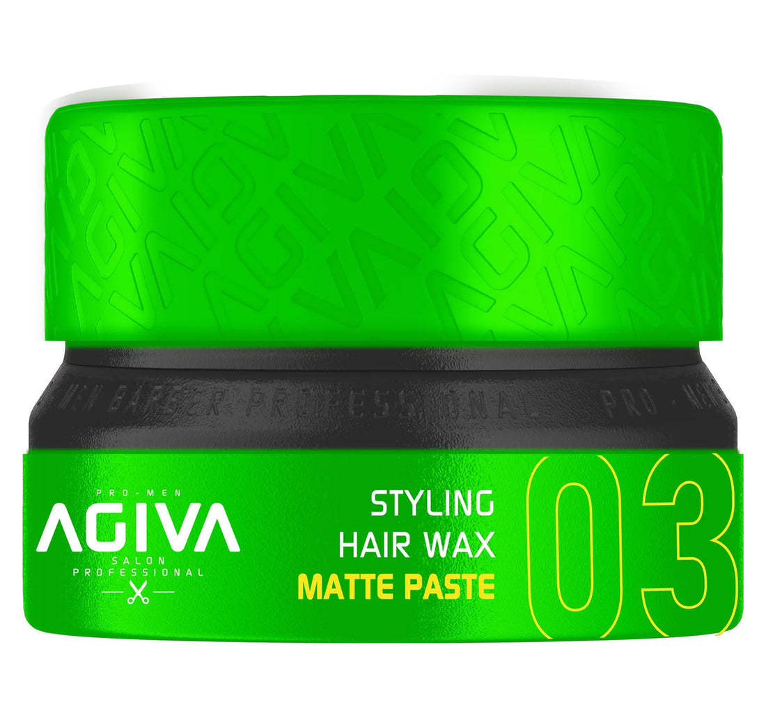 Agiva Hair Styling Wax Matte Paste Green 155 ml