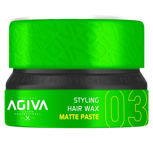 Agiva Hair Styling Wax Matte Paste Green 155 ml