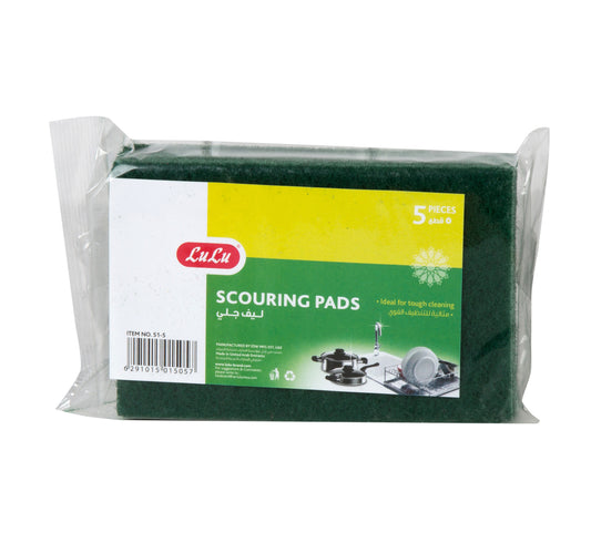 LuLu Rectangle Scouring Pads 5 pcs