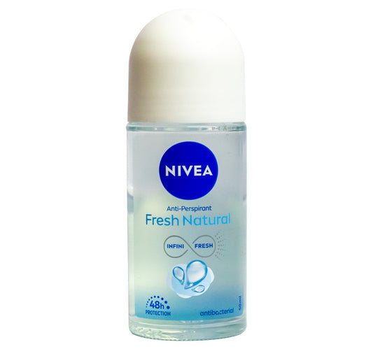 Nivea Fresh Natural Antiperspirant Roll-on for Women 72H Protection 50 ml