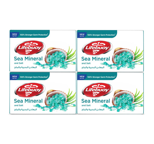 Lifebuoy Sea Mineral And Salt Bar Soap 125 g 3+1