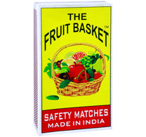 The Fruit Basket Safety Matches Box Big 1 pc